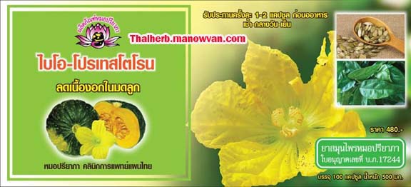 สมุนไพรลดเนื้องอก